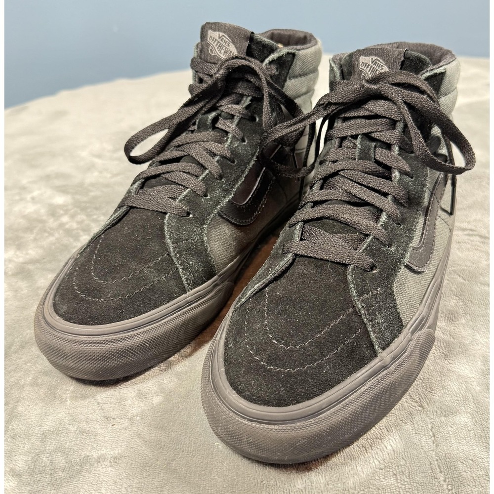 Vans Sk8-Hi Vansguard Shoes Mens Size 8.5 Black High Top Skate Sneakers